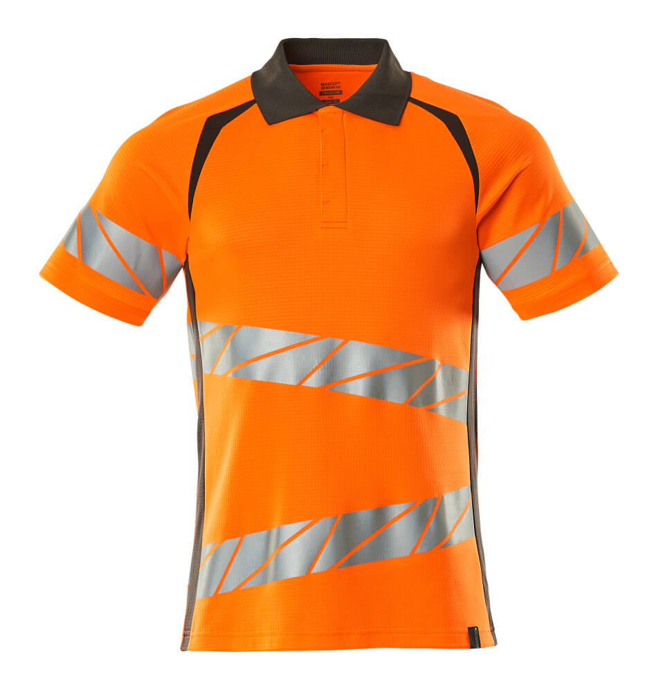 MASCOT® ACCELERATE SAFE 19083-771 – Polo - naranja de alta vis./antracita oscuro