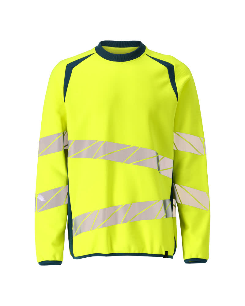 MASCOT® ACCELERATE SAFE 19084-781 – Sudadera - amarillo de alta vis./petróleo oscuro