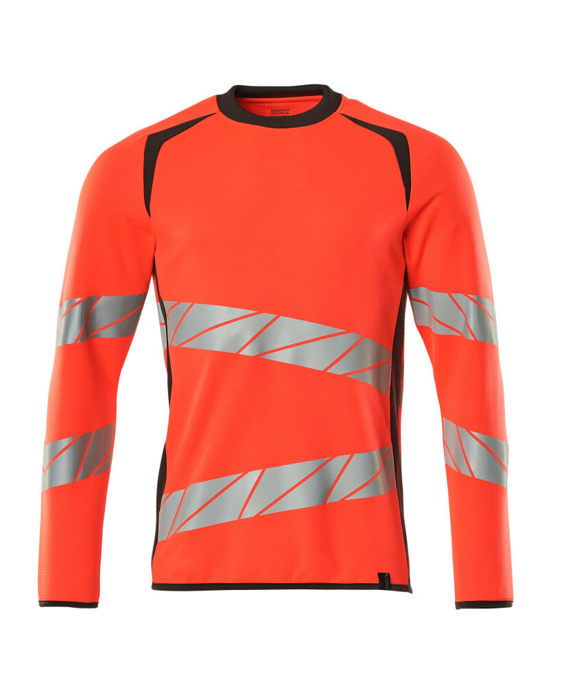 MASCOT® ACCELERATE SAFE 19084-781 – Sudadera - rojo de alta vis./antracita oscuro