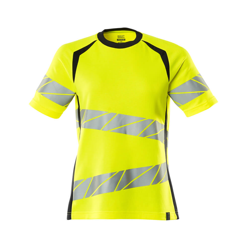 MASCOT® ACCELERATE SAFE 19092-771 – Camiseta - amarillo de alta vis./azul marino oscuro