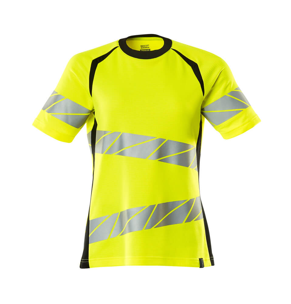 MASCOT® ACCELERATE SAFE 19092-771 – Camiseta - amarillo de alta vis./negro