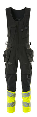 MASCOT® ACCELERATE SAFE 19169-711 – Combi suit - negro/amarillo de alta vis.