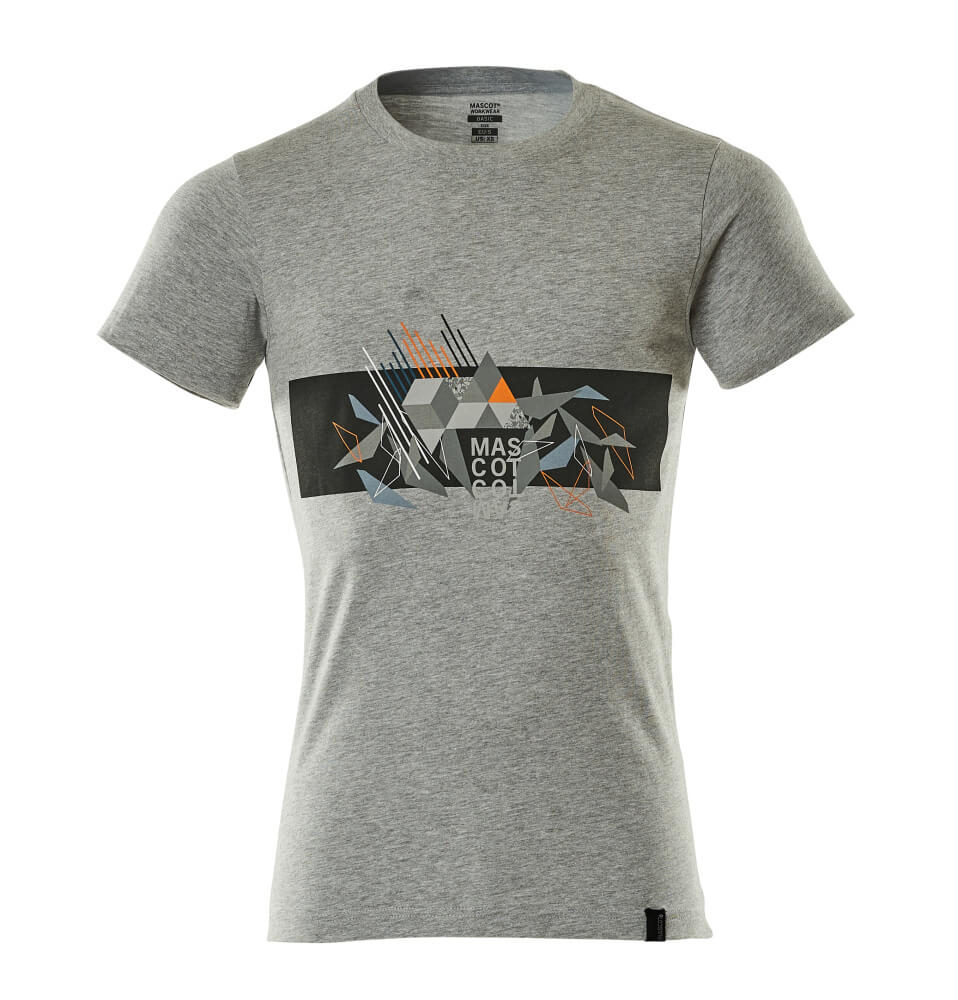MASCOT® ACCELERATE SAFE 19182-965 – Camiseta - gris-moteado/naranja de alta vis.
