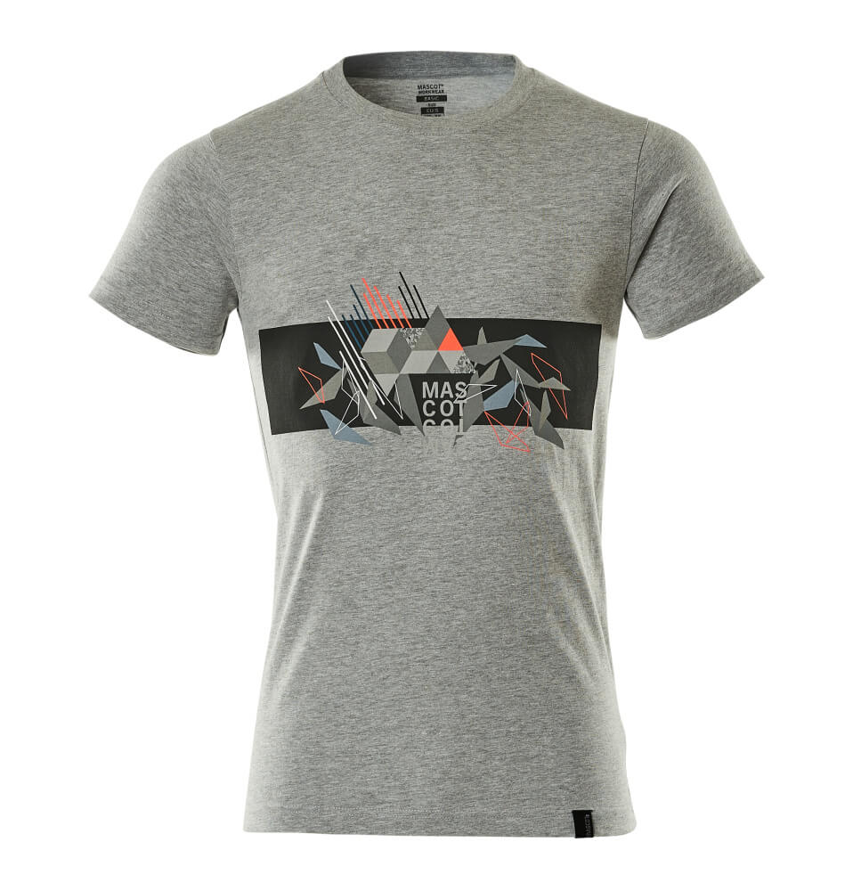 MASCOT® ACCELERATE SAFE 19182-965 – Camiseta - gris-moteado/rojo de alta vis.