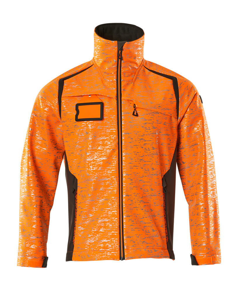MASCOT® ACCELERATE SAFE 19202-291 – Chaqueta Softshell - naranja de alta vis./antracita oscuro