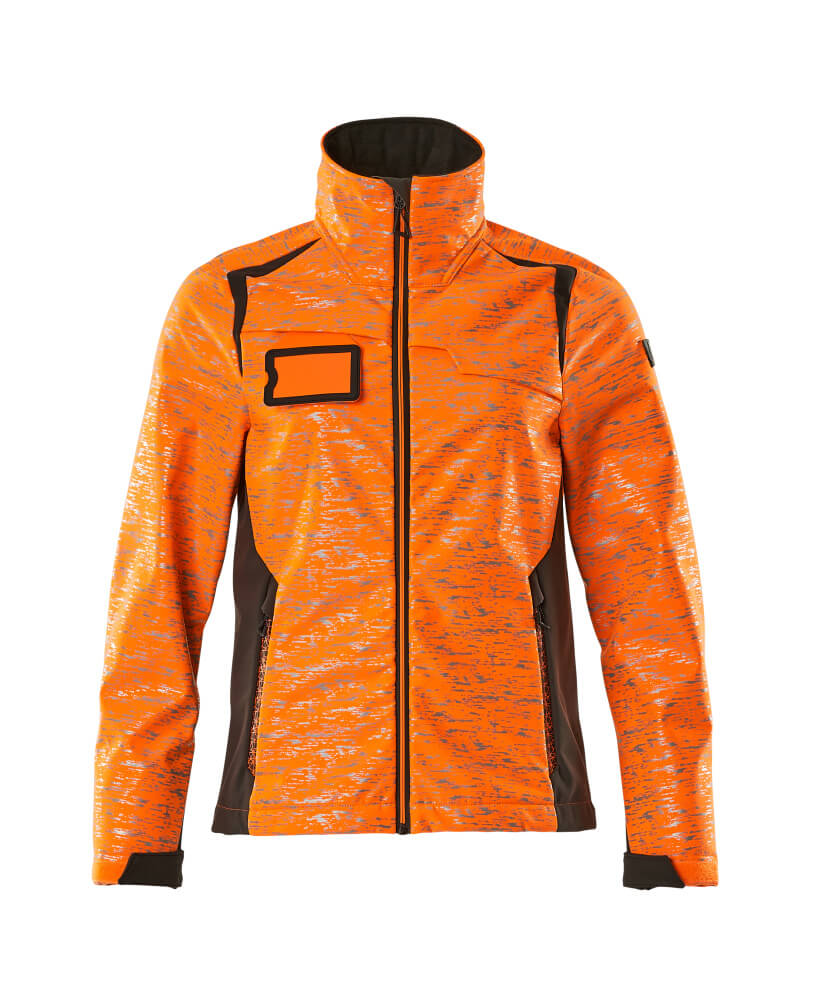 MASCOT® ACCELERATE SAFE 19212-291 – Chaqueta Softshell - naranja de alta vis./antracita oscuro