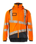 MASCOT® ACCELERATE SAFE 19301-231 – Chaqueta con forro exterior - naranja de alta vis./azul marino oscuro