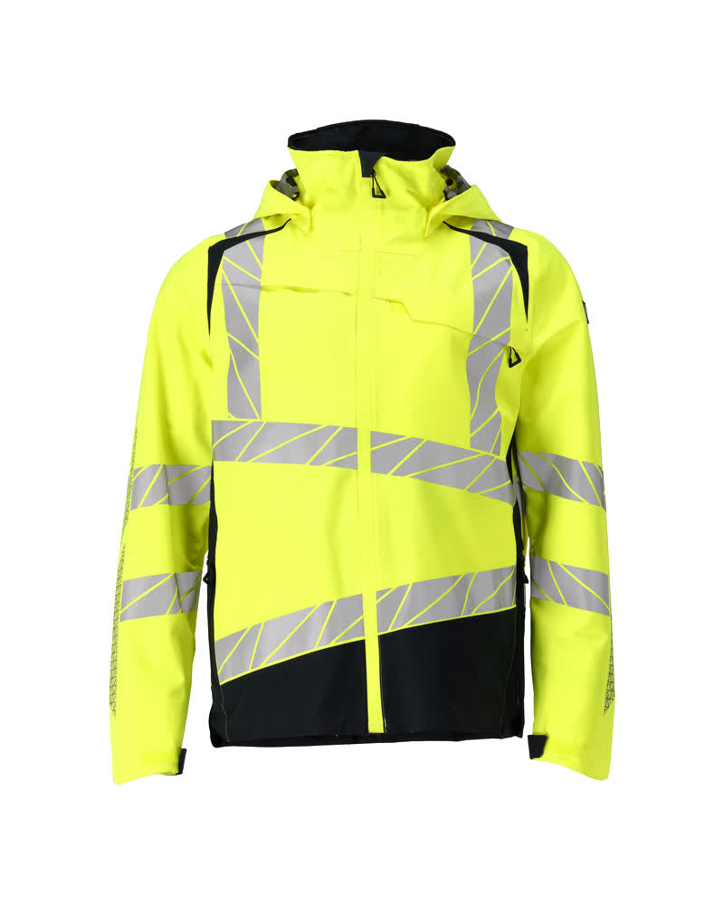 MASCOT® ACCELERATE SAFE 19301-231 – Chaqueta con forro exterior - amarillo de alta vis./azul marino oscuro