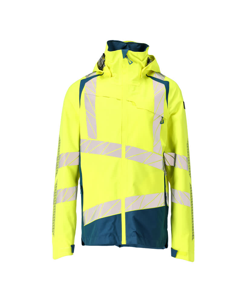 MASCOT® ACCELERATE SAFE 19301-231 – Chaqueta con forro exterior - amarillo de alta vis./petróleo oscuro
