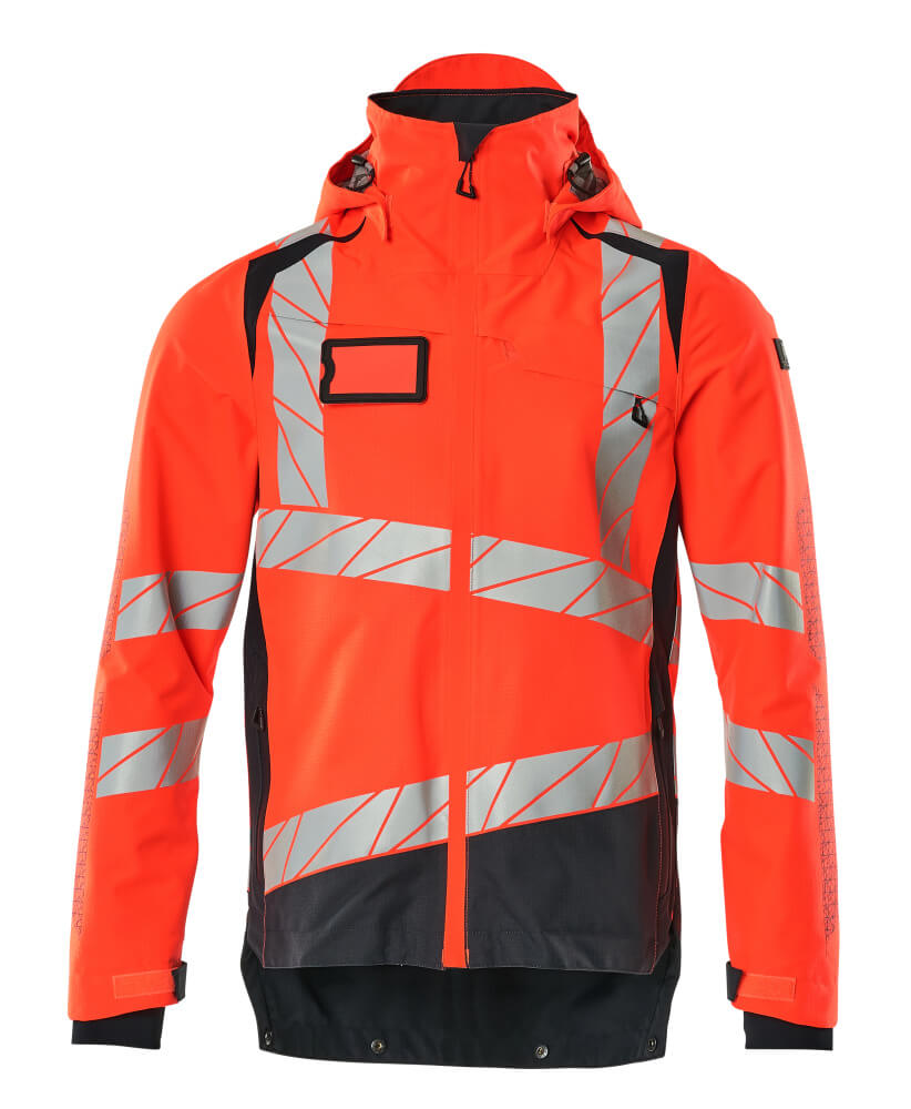 MASCOT® ACCELERATE SAFE 19301-231 – Chaqueta con forro exterior - rojo de alta vis./azul marino oscuro