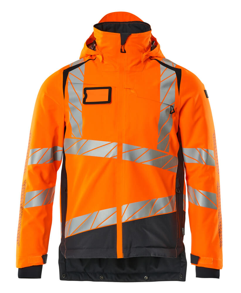MASCOT® ACCELERATE SAFE 19335-231 – Chaqueta de invierno - naranja de alta vis./azul marino oscuro