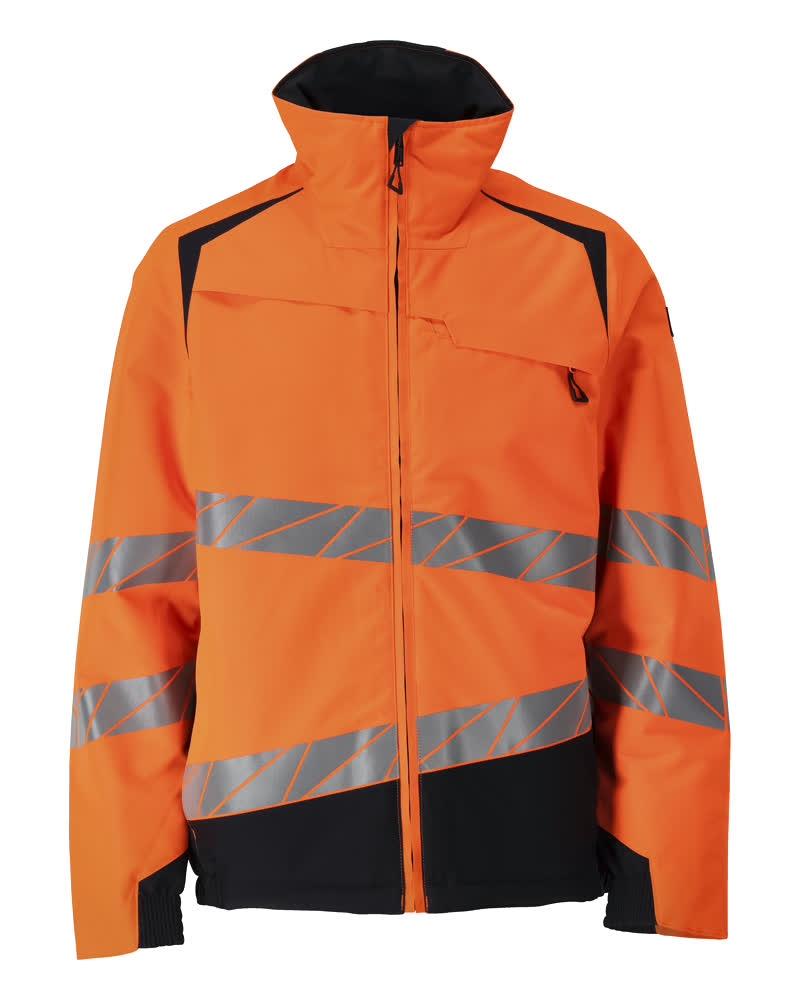 MASCOT® ACCELERATE SAFE 19435-231 – Chaqueta de invierno - naranja de alta vis./azul marino oscuro