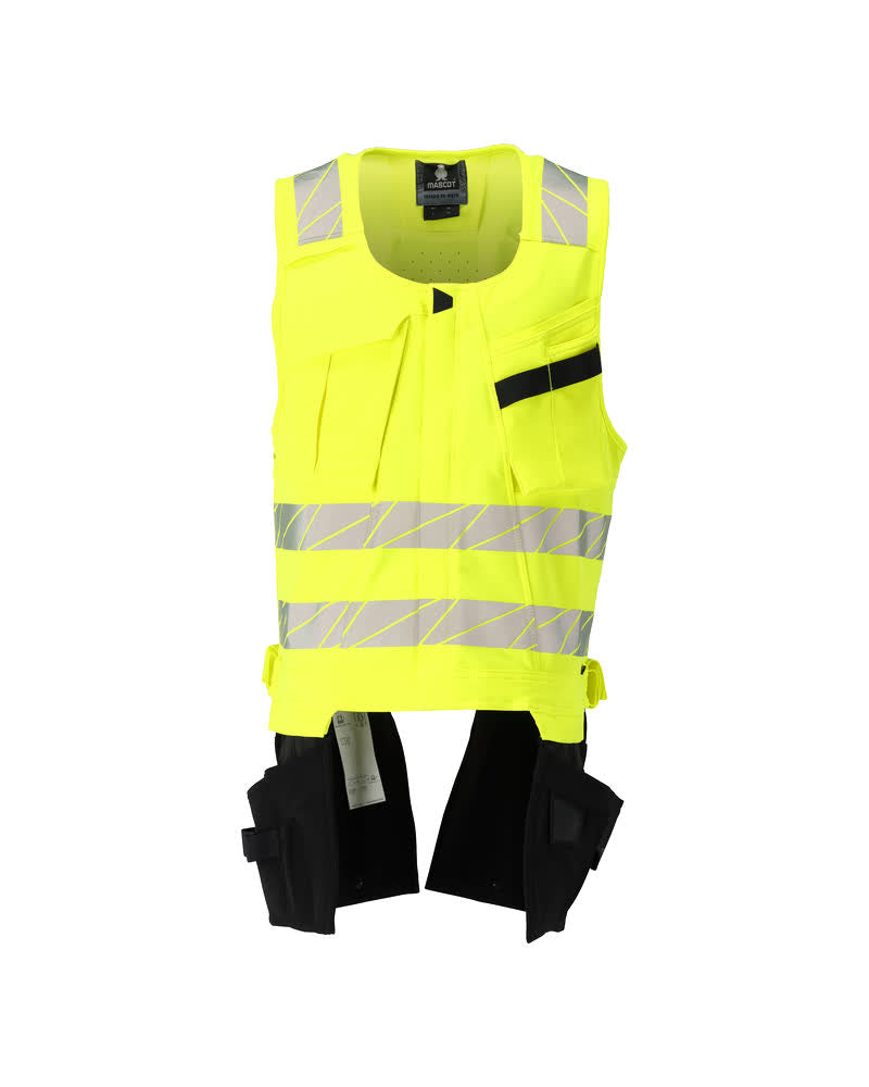 MASCOT® ACCELERATE SAFE 19589-711 – Chaleco para herramientas - amarillo de alta vis./negro