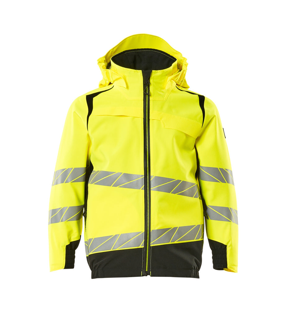 MASCOT® ACCELERATE SAFE 19901-449 – Chaqueta con forro exterior para niños - amarillo de alta vis./negro
