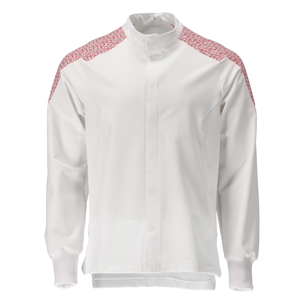 MASCOT® FOOD & CARE 20054-511 – Chaqueta - blanco/rojo tráfico