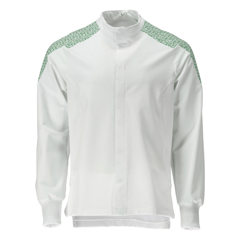 MASCOT® FOOD & CARE 20054-511 – Chaqueta - blanco/verde hierba