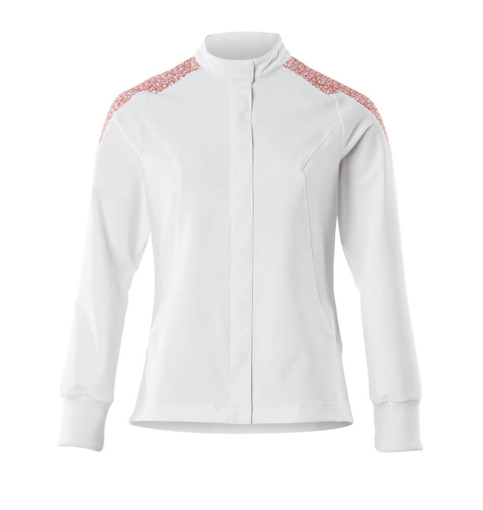 MASCOT® FOOD & CARE 20064-511 – Chaqueta - blanco/rojo tráfico