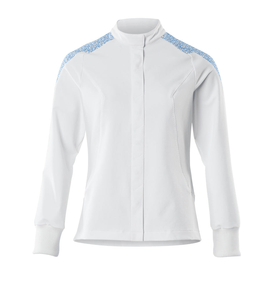 MASCOT® FOOD & CARE 20064-511 – Chaqueta - blanco/azul celeste