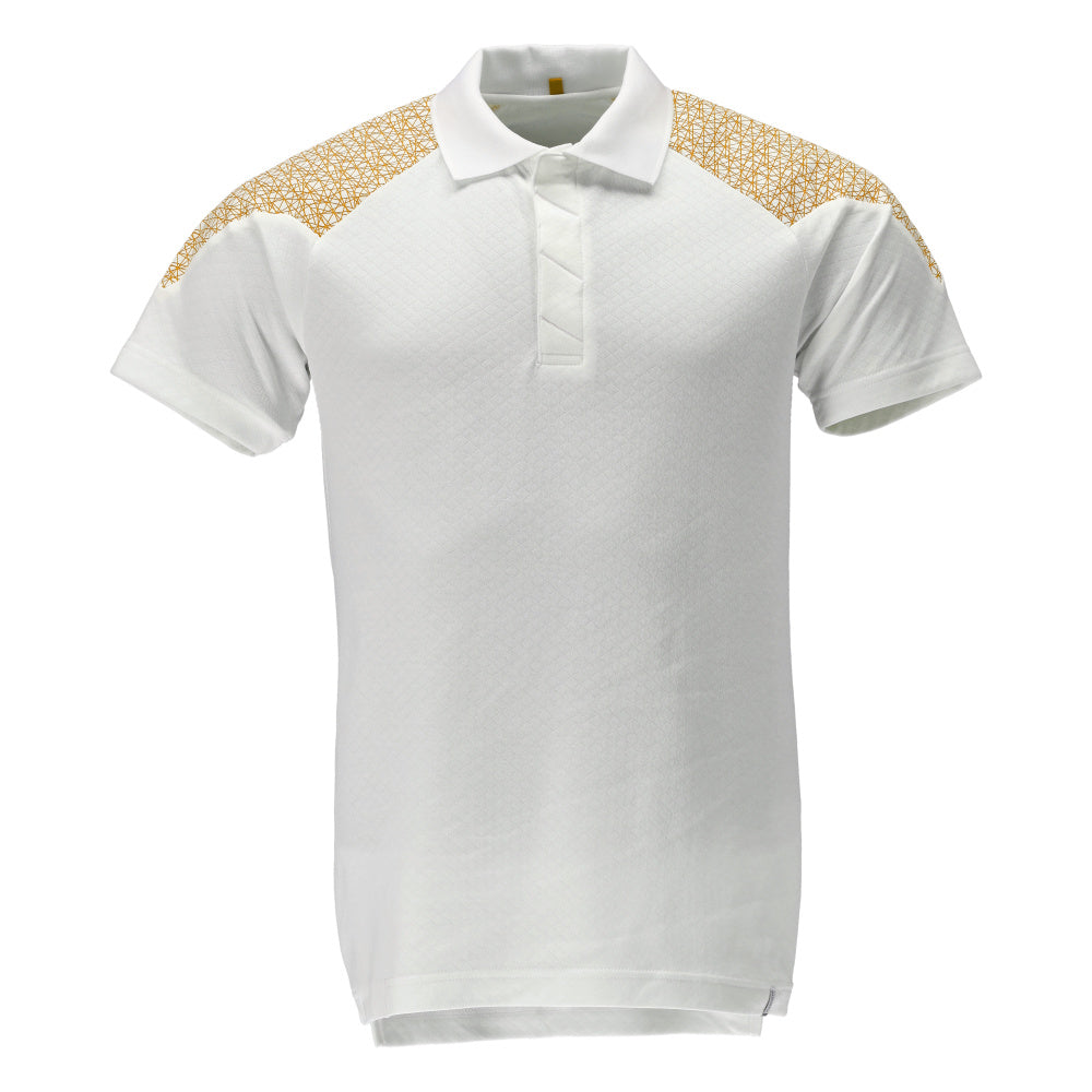 MASCOT® FOOD & CARE 20083-933 – Polo - blanco/mostaza