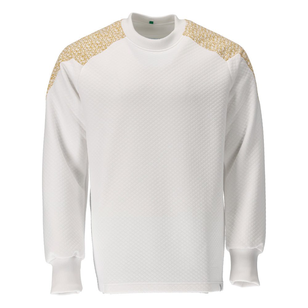 MASCOT® FOOD & CARE 20084-932 – Sudadera - blanco/mostaza