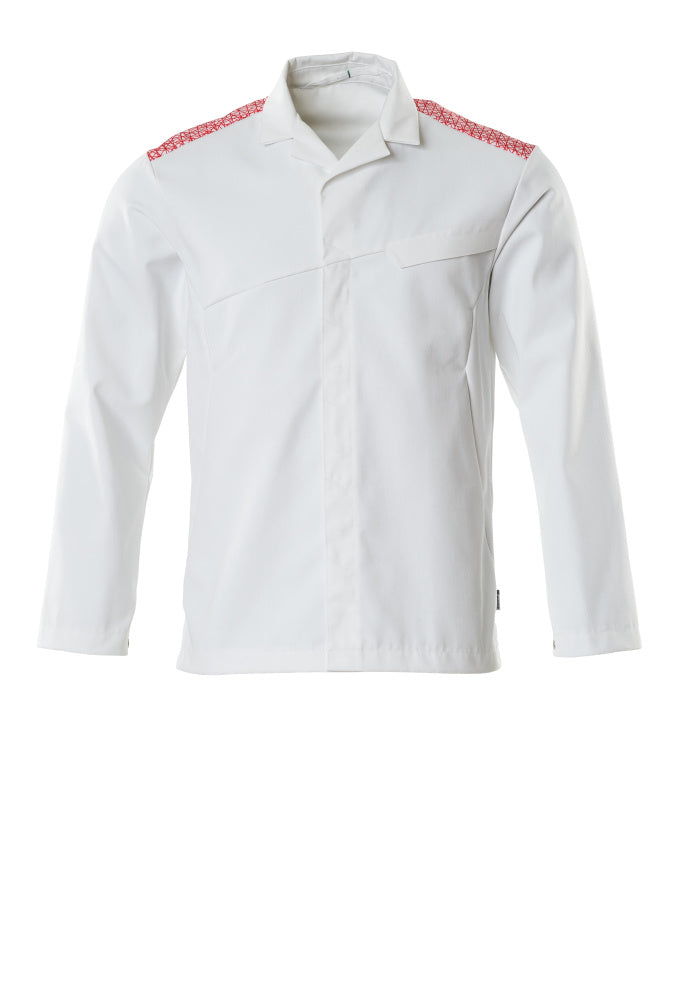 MASCOT® FOOD & CARE 20254-442 – Chaqueta - blanco/rojo tráfico