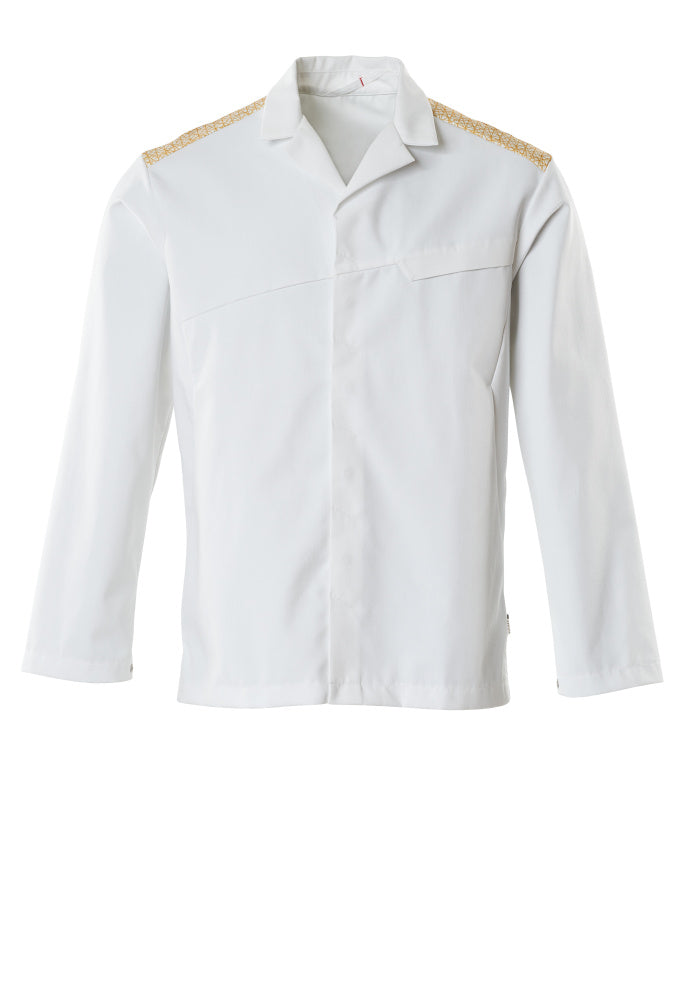 MASCOT® FOOD & CARE 20254-442 – Chaqueta - blanco/mostaza