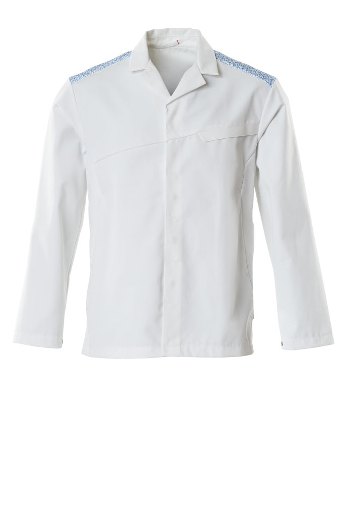 MASCOT® FOOD & CARE 20254-442 – Chaqueta - blanco/azul celeste