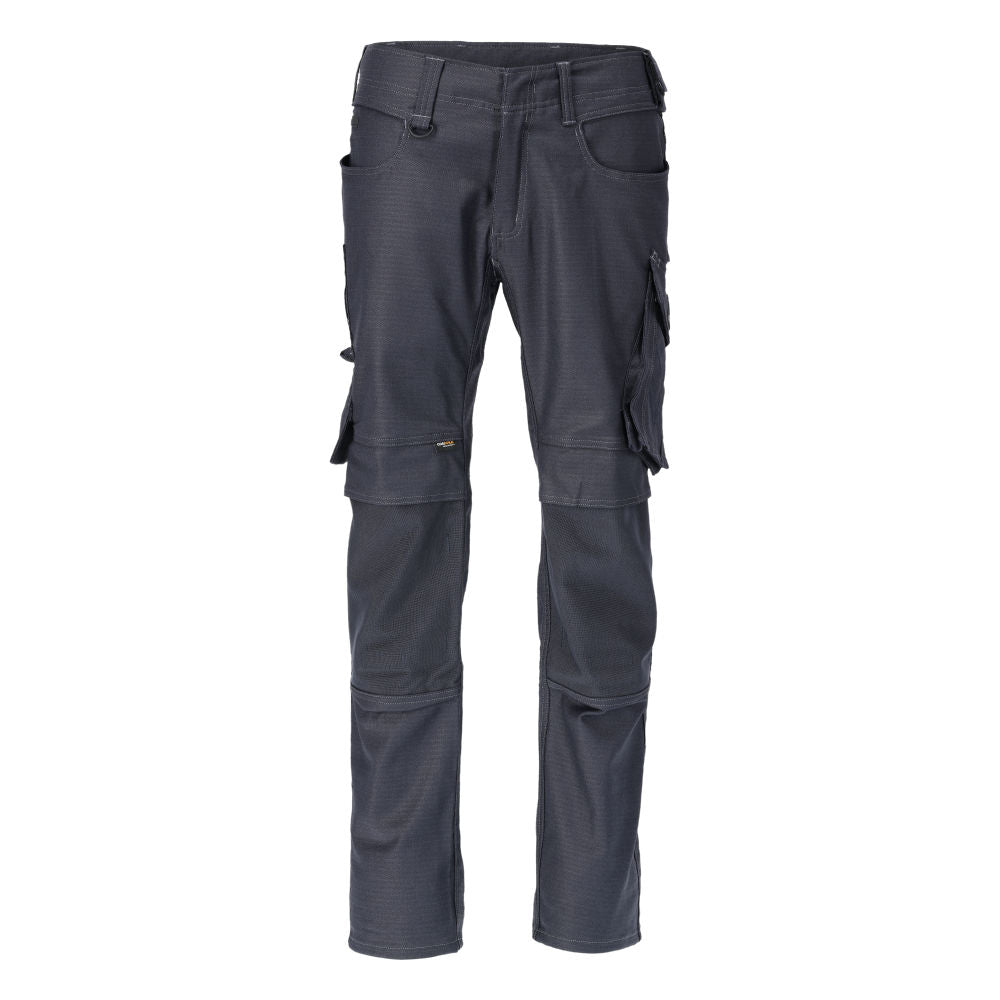 MASCOT® UNIQUE 20279-459 – Pantalones con bolsillos para rodilleras - azul marino oscuro