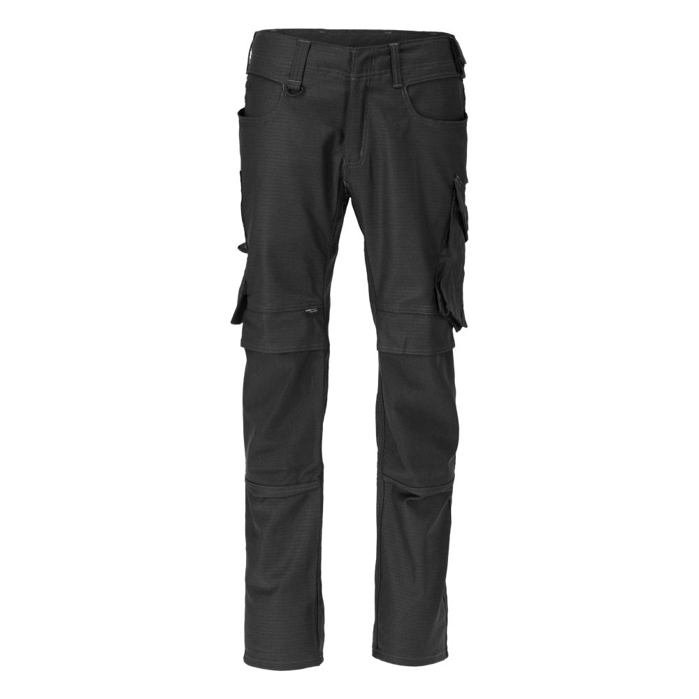MASCOT® UNIQUE 20279-459 – Pantalones con bolsillos para rodilleras - negro