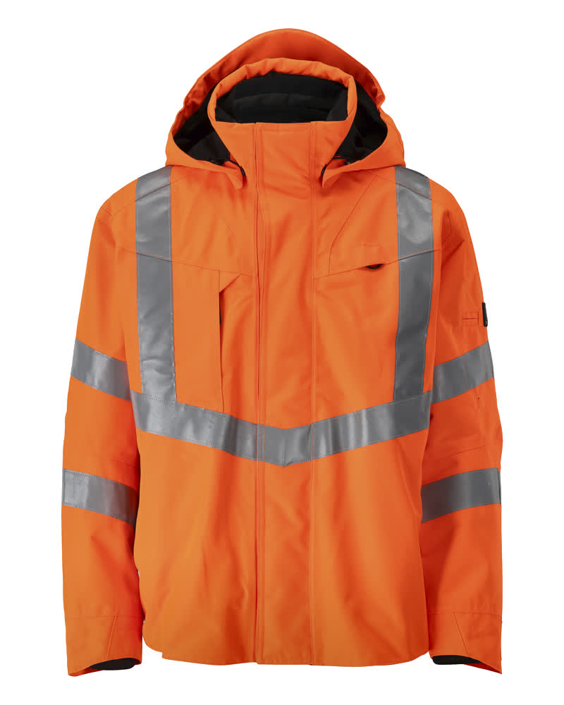 MASCOT® Harlow – Chaqueta con forro exterior - naranja de alta vis.