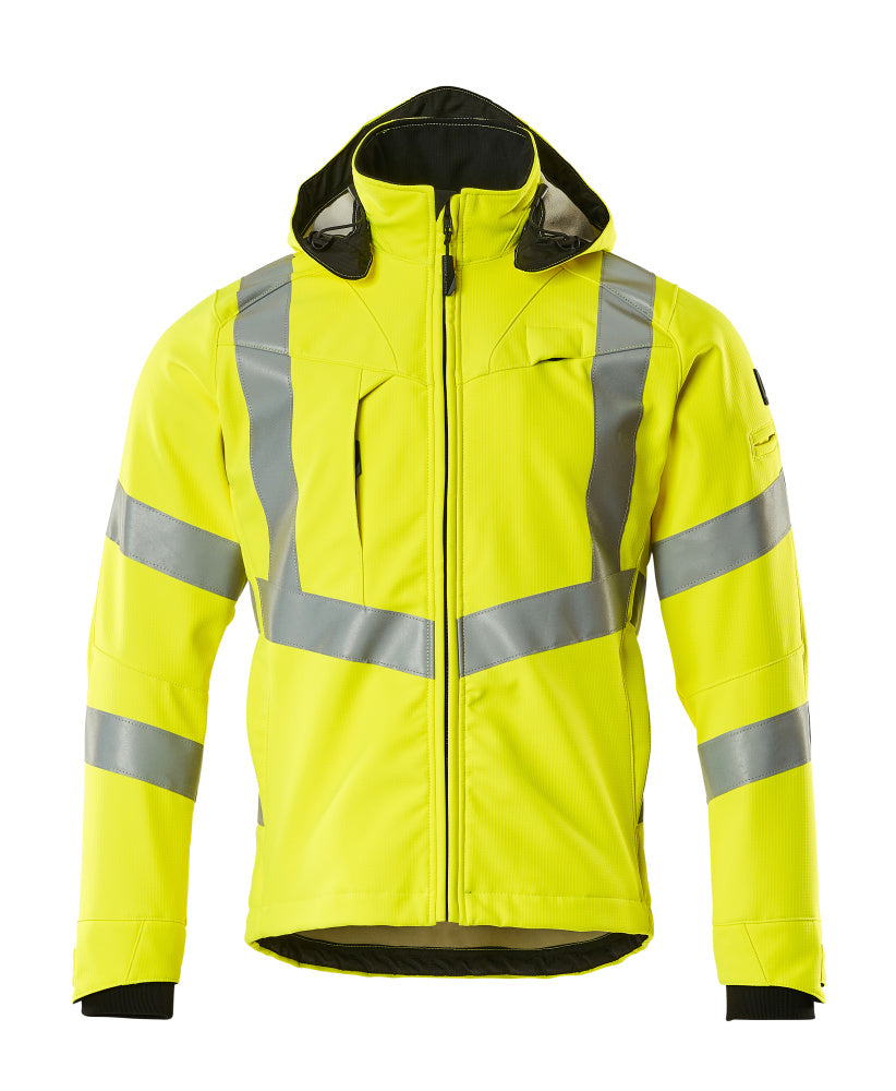 MASCOT® Blackpool – Chaqueta Softshell - amarillo de alta vis.