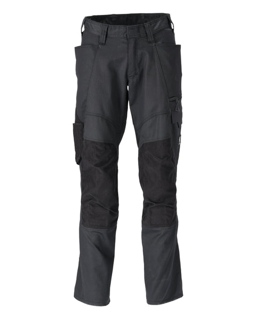 MASCOT® ACCELERATE 20679-439 – Pantalones con bolsillos para rodilleras - negro