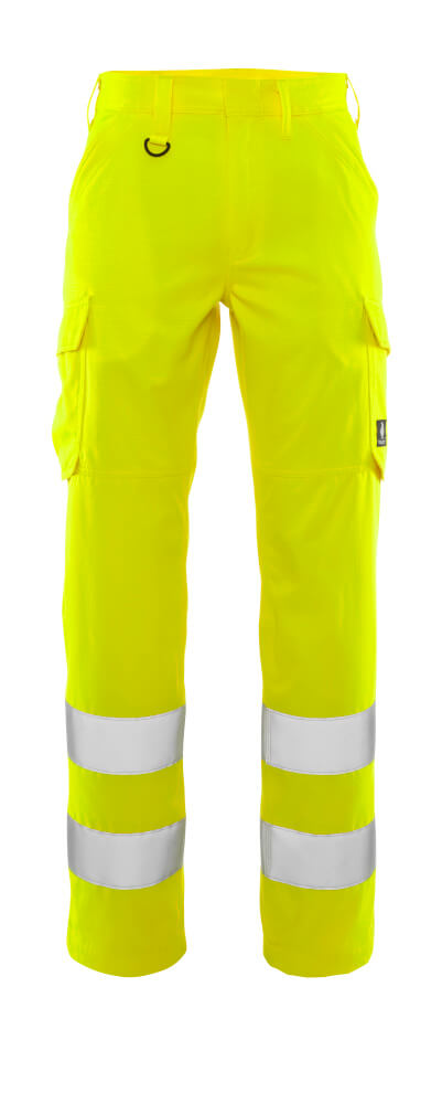 MASCOT® SAFE LIGHT 20859-236 – Pantalones con bolsillos de muslo - amarillo de alta vis.