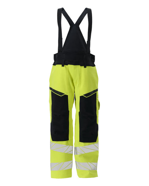MASCOT® ACCELERATE MULTISAFE 21090-292 – Cubre pantalón - amarillo de alta vis./azul marino oscuro