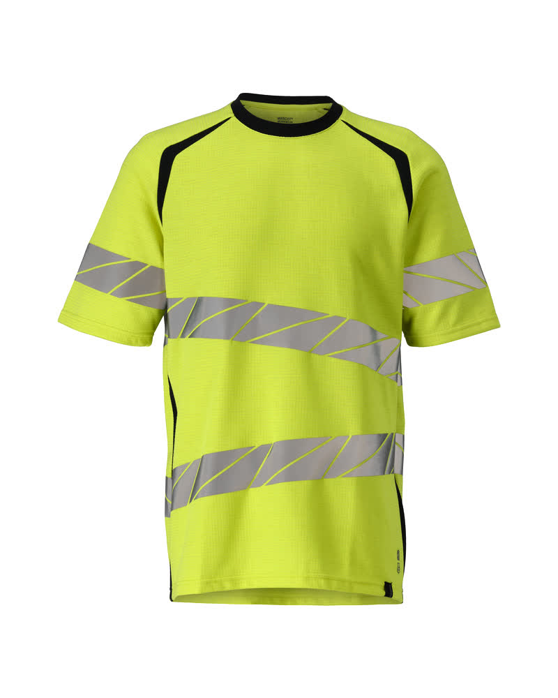 MASCOT® ACCELERATE MULTISAFE 21382-327 – Camiseta - amarillo de alta vis./azul marino oscuro