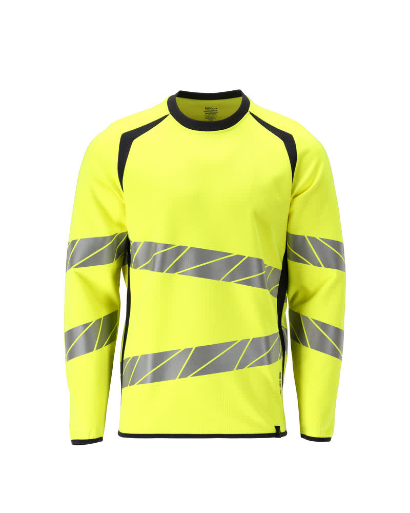 MASCOT® ACCELERATE MULTISAFE 21384-337 – Sudadera - amarillo de alta vis./azul marino oscuro