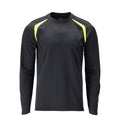 MASCOT® ACCELERATE MULTISAFE 21581-327 – Camiseta, manga larga - azul marino oscuro/amarillo de alta vis.