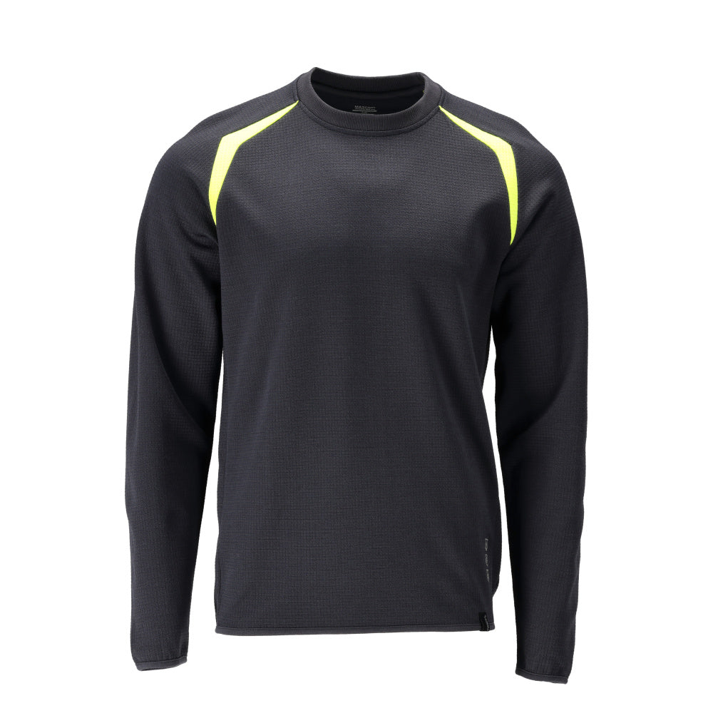 MASCOT® ACCELERATE MULTISAFE 21584-337 – Sudadera - azul marino oscuro/amarillo de alta vis.