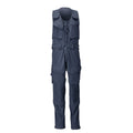 MASCOT® CUSTOMIZED 22069-311 – Combi suit con bolsillos para rodilleras - azul marino oscuro