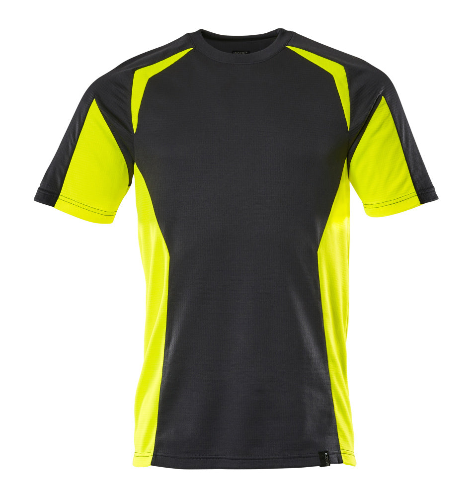 MASCOT® ACCELERATE SAFE 22082-771 – Camiseta - negro/amarillo de alta vis.