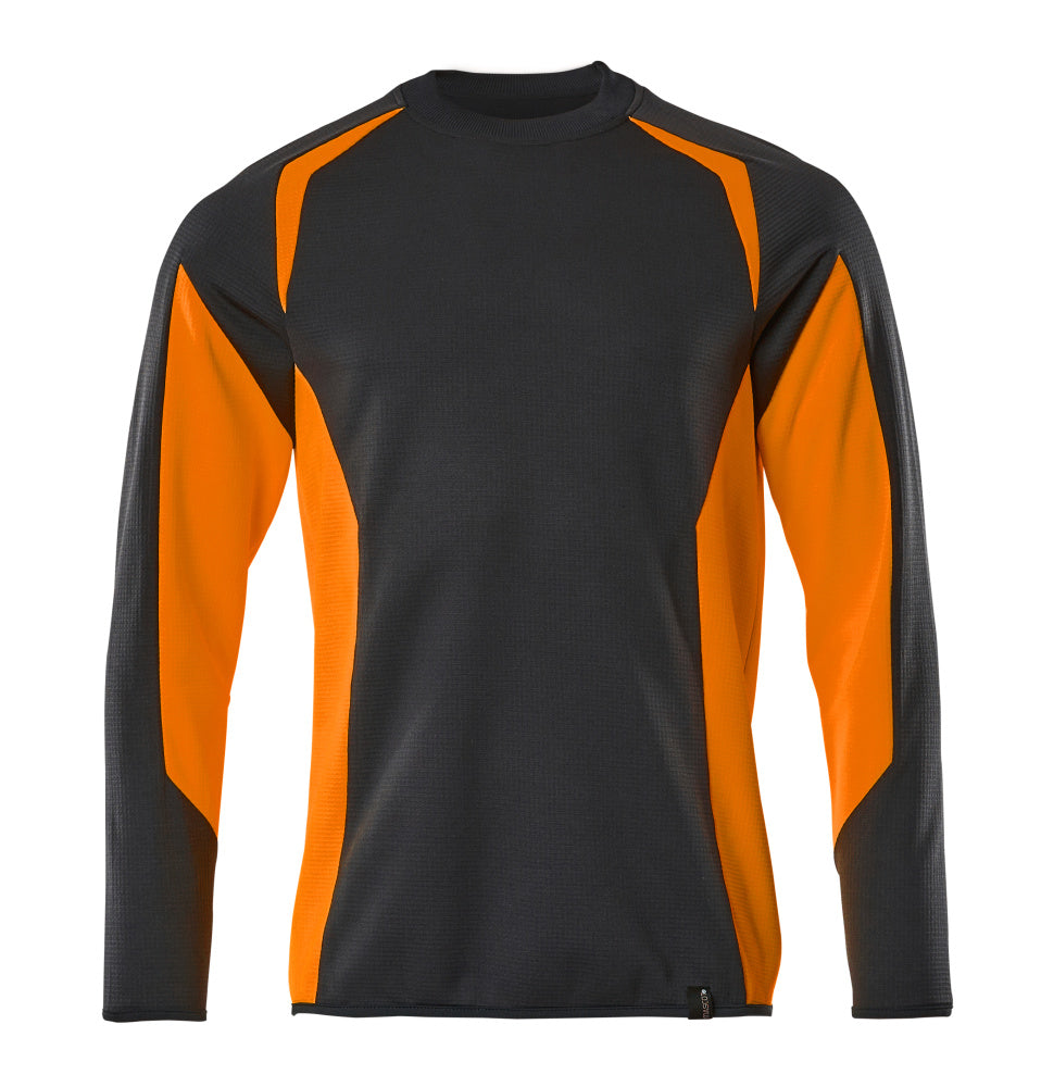 MASCOT® ACCELERATE SAFE 22084-781 – Sudadera - azul marino oscuro/naranja de alta vis.