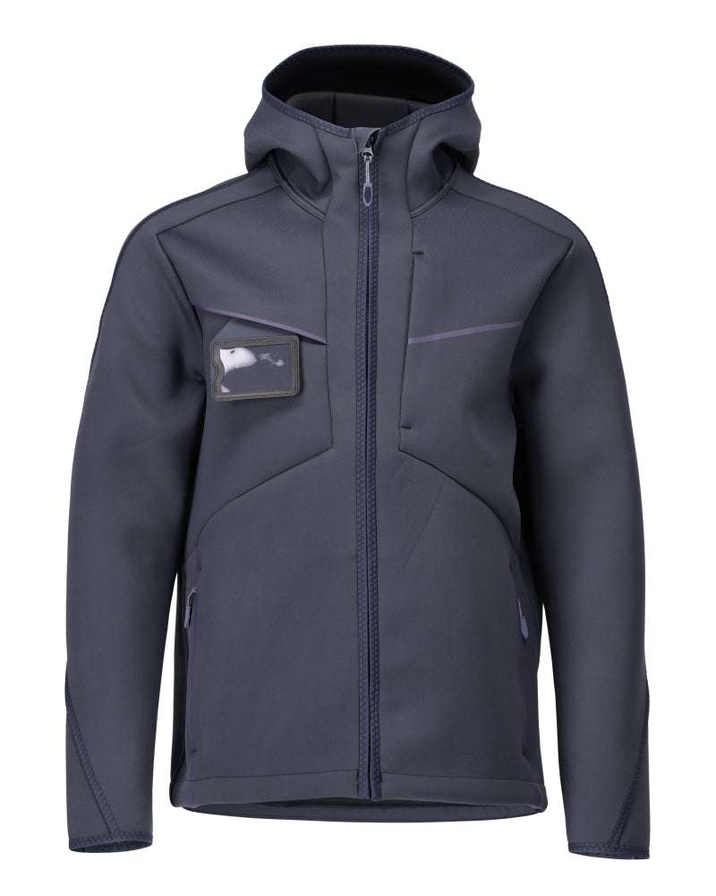 MASCOT® CUSTOMIZED 22086-662 – Chaqueta Softshell con capucha - azul marino oscuro