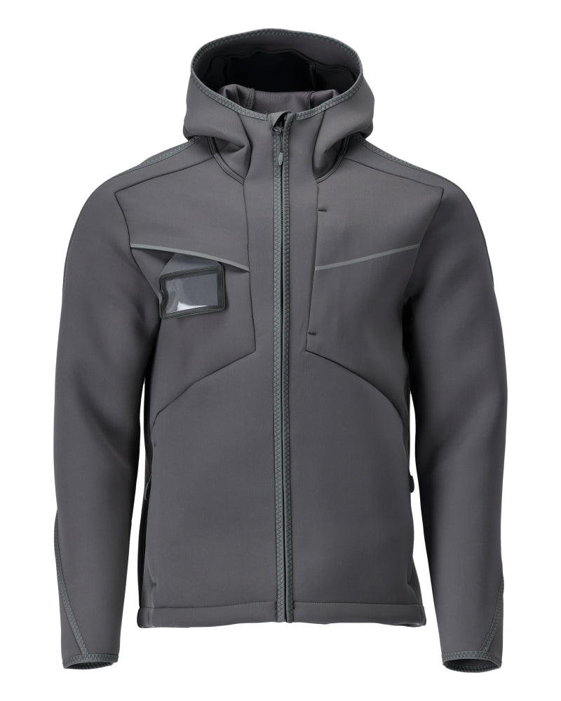 MASCOT® CUSTOMIZED 22086-662 – Chaqueta Softshell con capucha - gris piedra