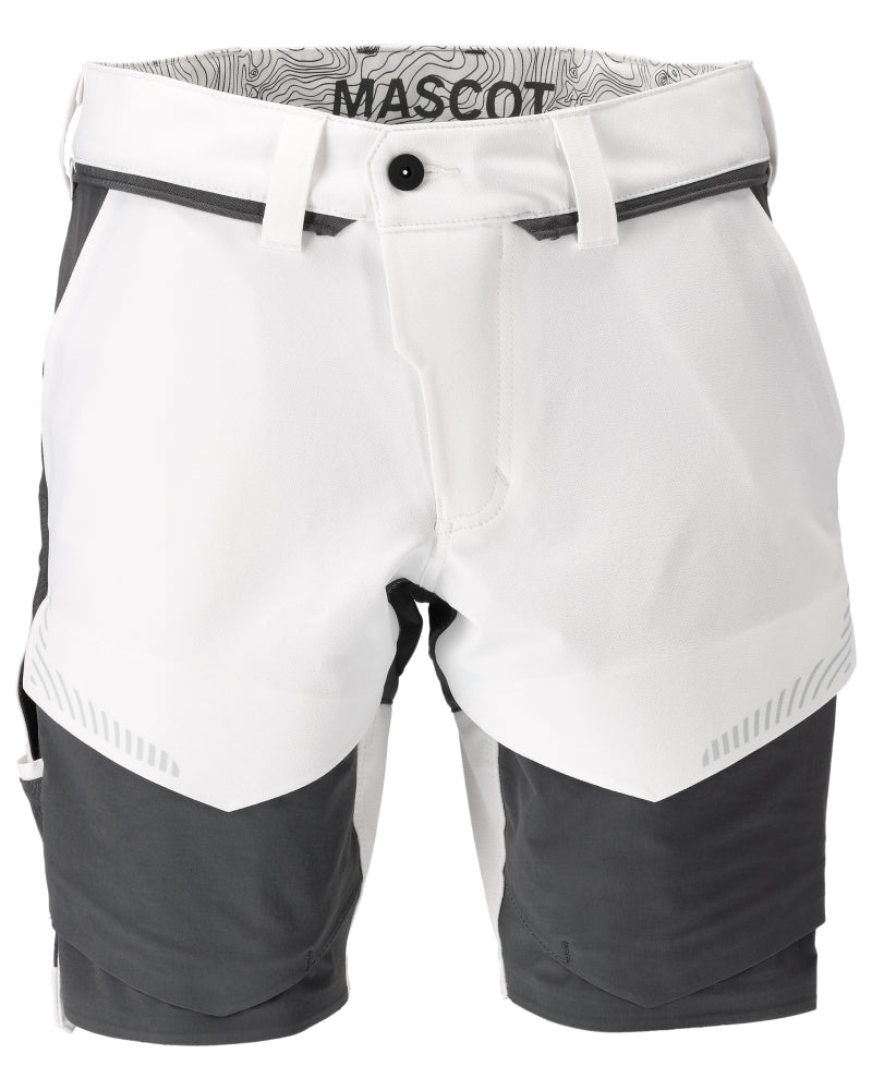 MASCOT® CUSTOMIZED 22149-605 – Pantalones cortos - blanco/gris piedra