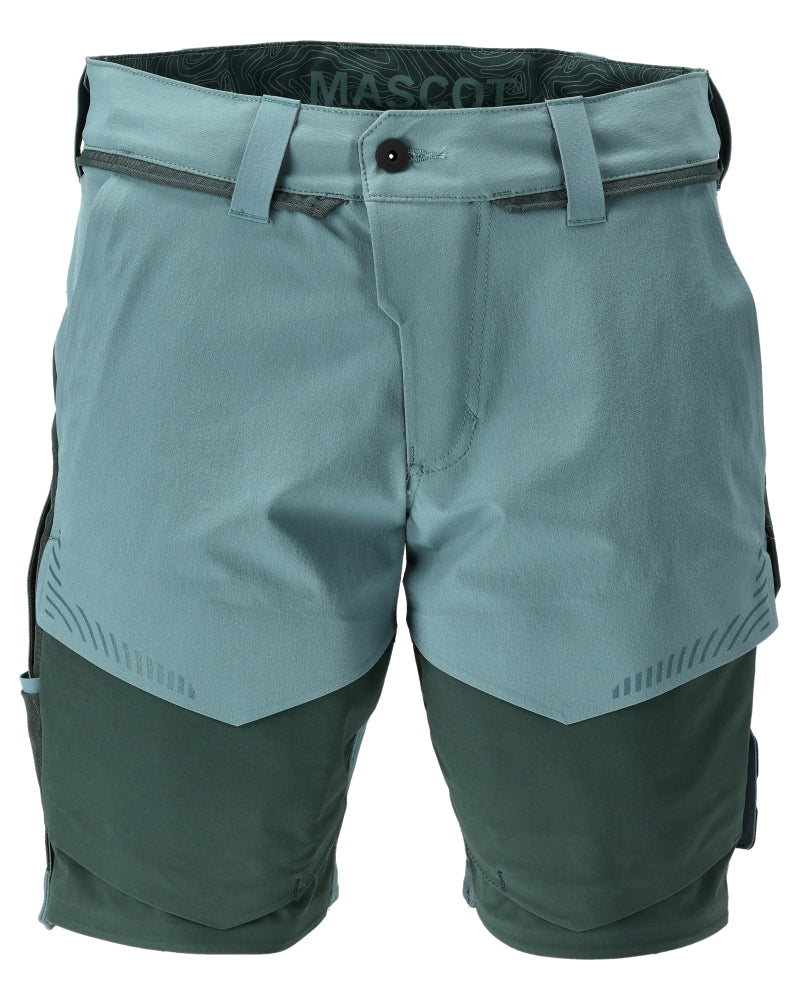 MASCOT® CUSTOMIZED 22149-605 – Pantalones cortos - verde bosque claro/verde bosque
