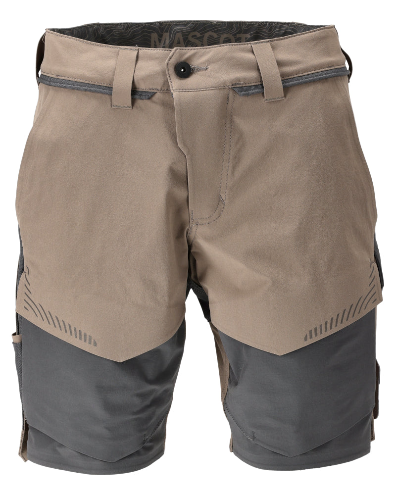 MASCOT® CUSTOMIZED 22149-605 – Pantalones cortos - arena oscuro/gris piedra