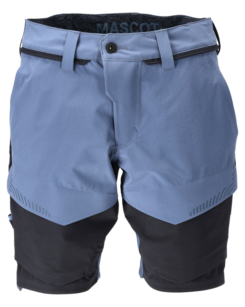 MASCOT® CUSTOMIZED 22149-605 – Pantalones cortos - azul piedra/azul marino oscuro