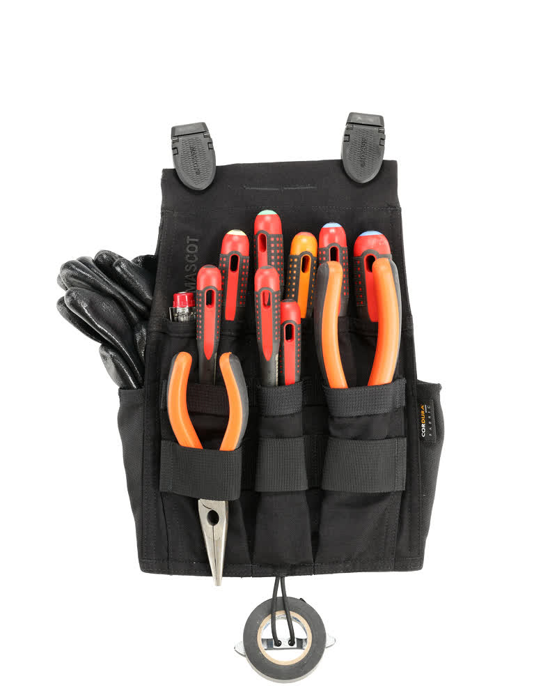 MASCOT® CUSTOMIZED 22150-012 – Bolsillo colgante, electricista - negro