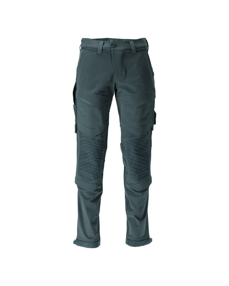 MASCOT® CUSTOMIZED 22179-652 – Pantalones con bolsillos para rodilleras - verde bosque