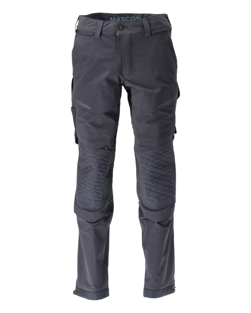 MASCOT® CUSTOMIZED 22279-605 – Pantalones con bolsillos para rodilleras - azul marino oscuro